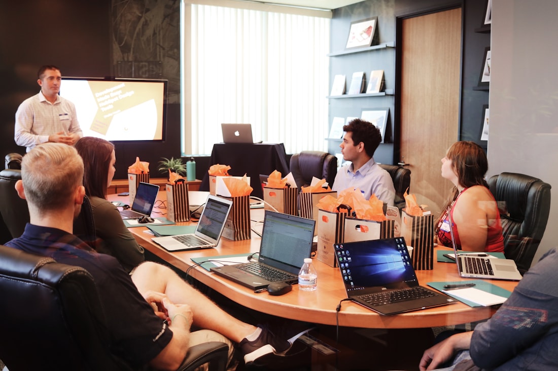 Strategy and planning at a desk
